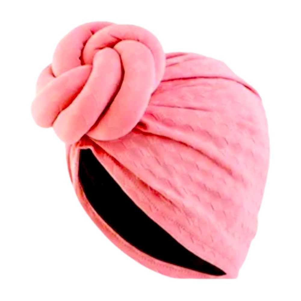Light Pink Satin Lined Turban